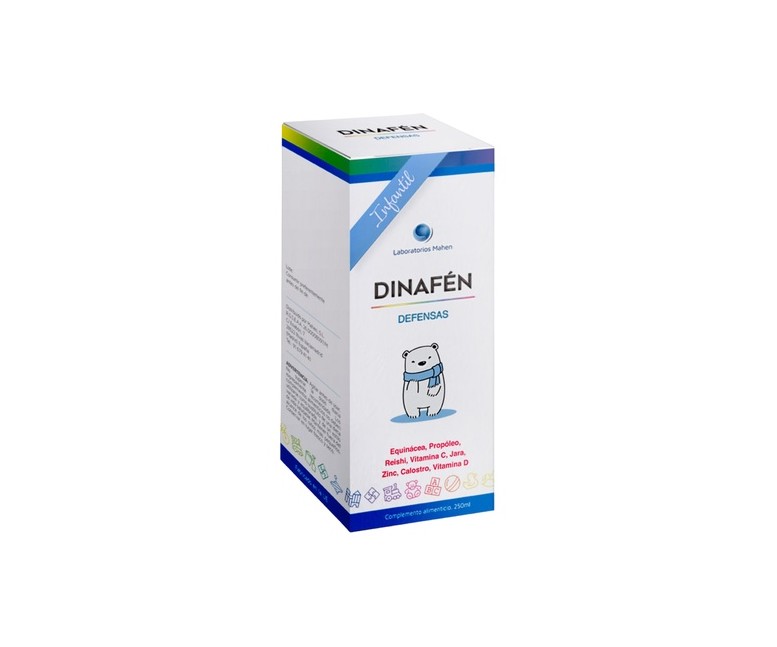 Dinafen infantil defensas 250 ml (Naranja) Dinadiet