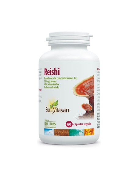 Reishi 60 cápsulas Sura Vitasan