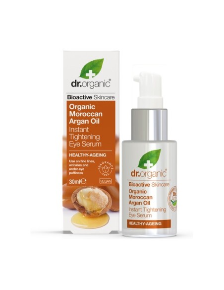 Sérum contorno de ojos firmeza con Aceite Argán Marroquí 30 ml de crema Dr. Organic