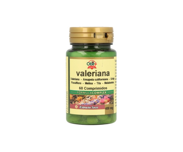 Valeriana Complex (Ext. Seco). 60 comprimidos de 400mg Obire