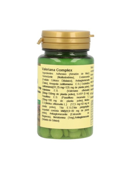 Valeriana Complex (Ext. Seco). 60 comprimidos de 400mg Obire