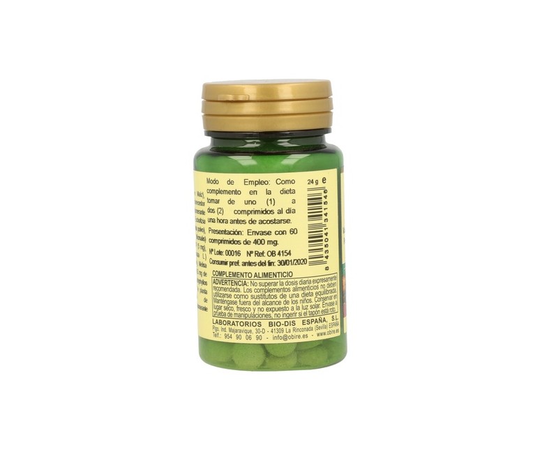 Valeriana Complex (Ext. Seco). 60 comprimidos de 400mg Obire