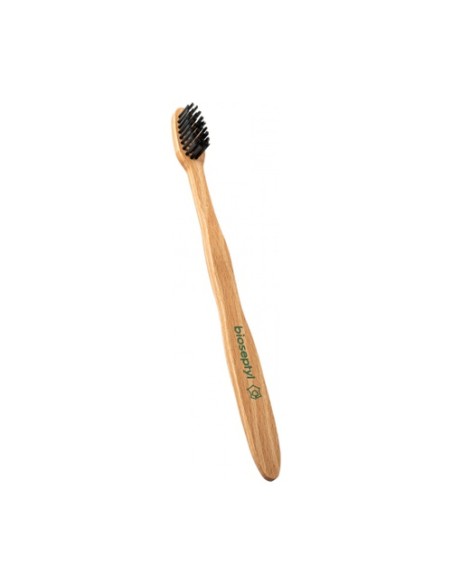 Cepillo de dientes de madera adultos mediano Verde 1 unidad (Verde) Bioseptyl