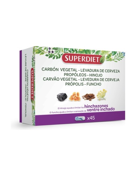 Cuarteto hinojo hinchazones 45 comprimidos Superdiet