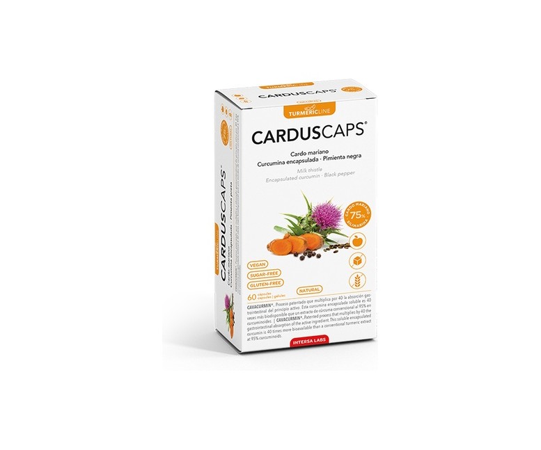 Carduscaps Cardo Mariano 60 cápsulas vegetales Intersa