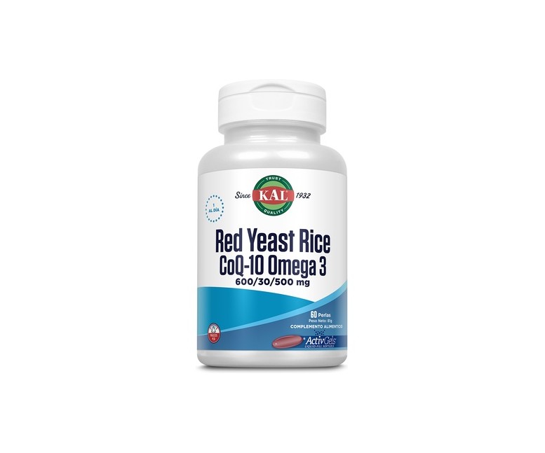 Red Yeast Rice Co-Q10 Omega 3 60 cápsulas Kal