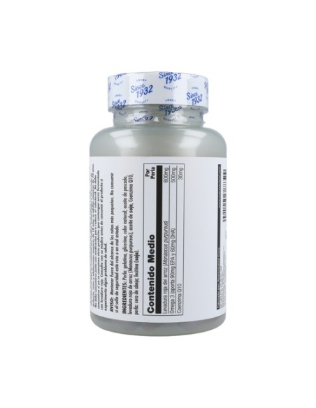Red Yeast Rice Co-Q10 Omega 3 60 cápsulas Kal