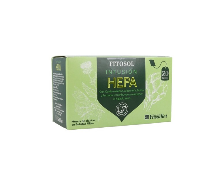 Infusiones Hp (Hepática) 20 bolsitas infusoras Fitosol