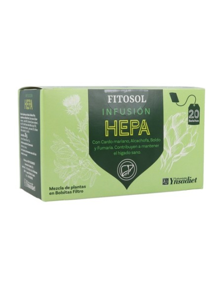 Infusiones Hp (Hepática) 20 bolsitas infusoras Fitosol