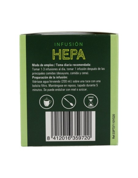 Infusiones Hp (Hepática) 20 bolsitas infusoras Fitosol