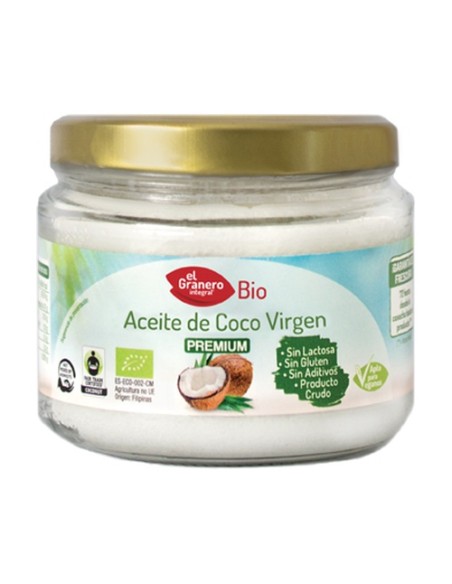Aceite de Coco Virgen Bio 250 ml de aceite El Granero Integral