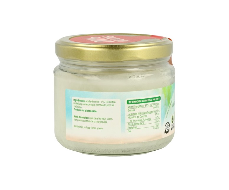 Aceite de Coco Virgen Bio 250 ml de aceite El Granero Integral