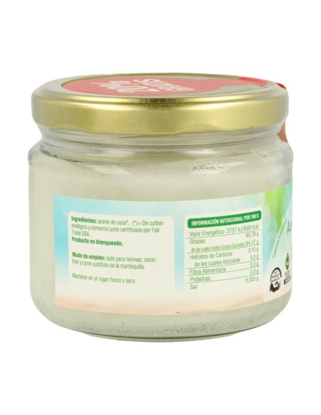 Aceite de Coco Virgen Bio 250 ml de aceite El Granero Integral