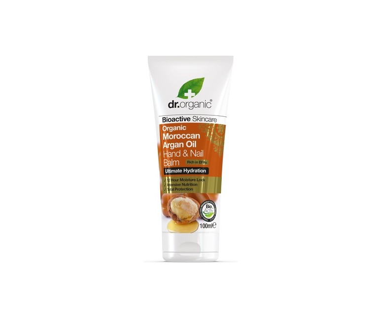 Crema de manos aceite de argán 100 ml de crema Dr. Organic