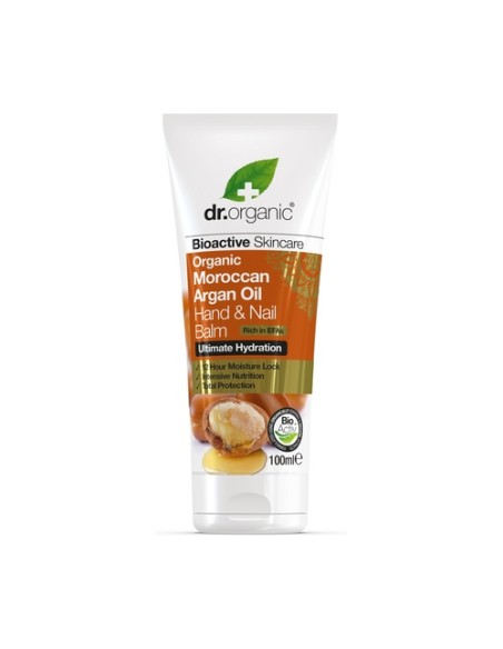 Crema de manos aceite de argán 100 ml de crema Dr. Organic