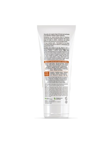 Crema de manos aceite de argán 100 ml de crema Dr. Organic