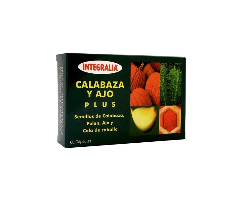 Calabaza y Ajo Plus 60 cápsulas Integralia