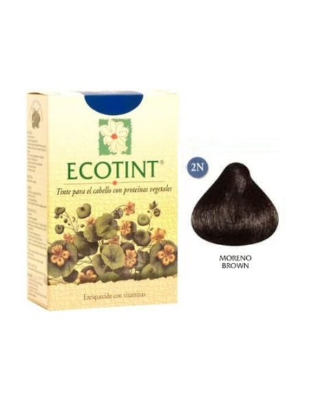 Moreno Tinte para Cabello (2N) 130 ml Ecotint
