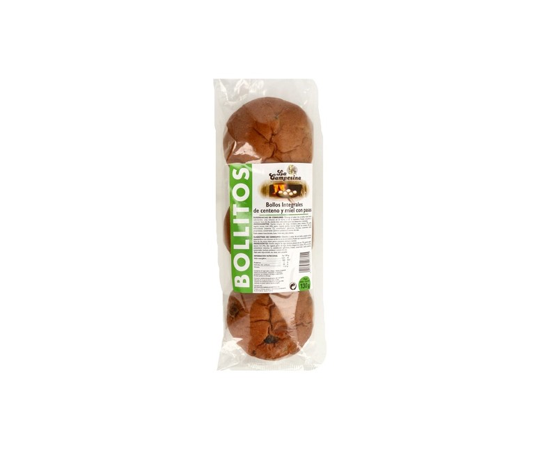Bollitos de Centeno Miel 130 g La Campesina