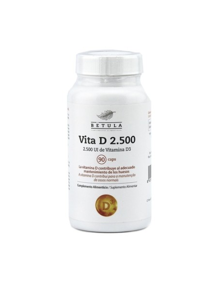 Vita D 2.500 90 cápsulas Betula