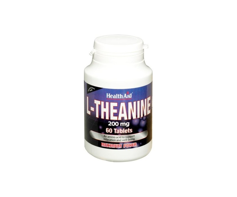 L-Teanina 60 comprimidos de 200mg Health Aid