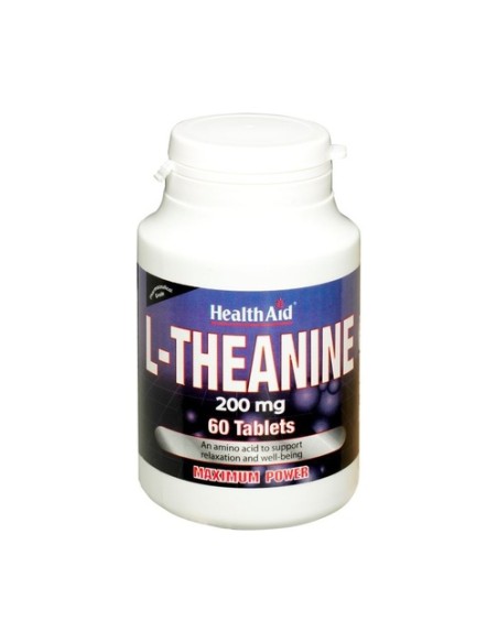 L-Teanina 60 comprimidos de 200mg Health Aid