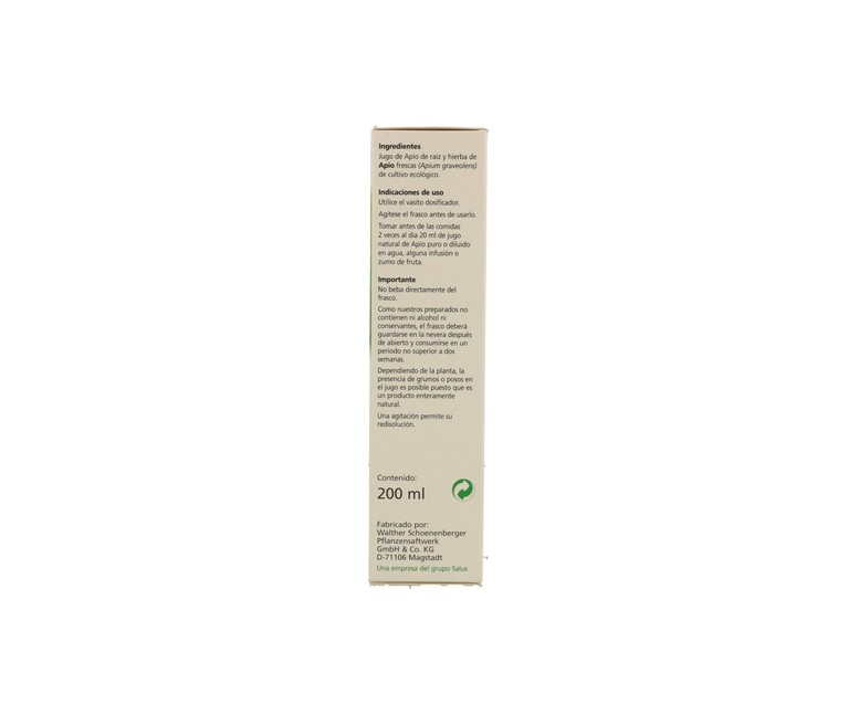 Jugo de Apio 200 ml Salus