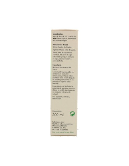 Jugo de Apio 200 ml Salus
