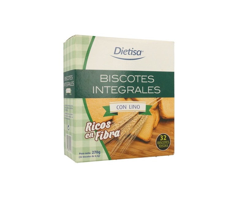 Biscote Lino 270 g Dietisa