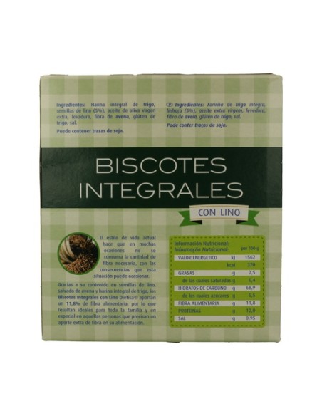 Biscote Lino 270 g Dietisa