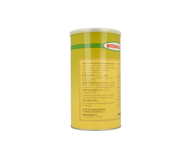 Lecitina de Soja Ip Bote 500 g de polvo Integralia