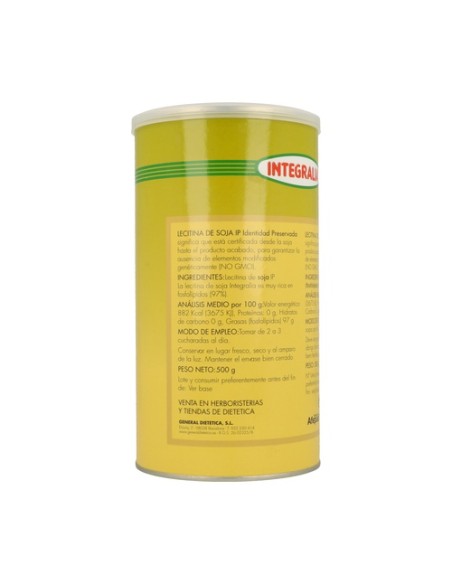 Lecitina de Soja Ip Bote 500 g de polvo Integralia
