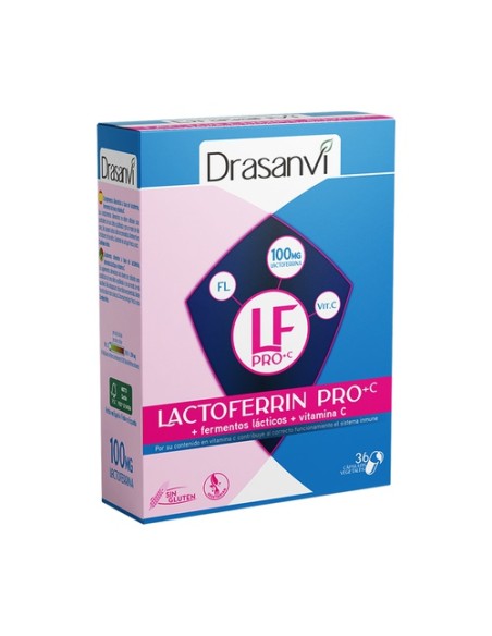 Lactoferrina 36 cápsulas vegetales Drasanvi