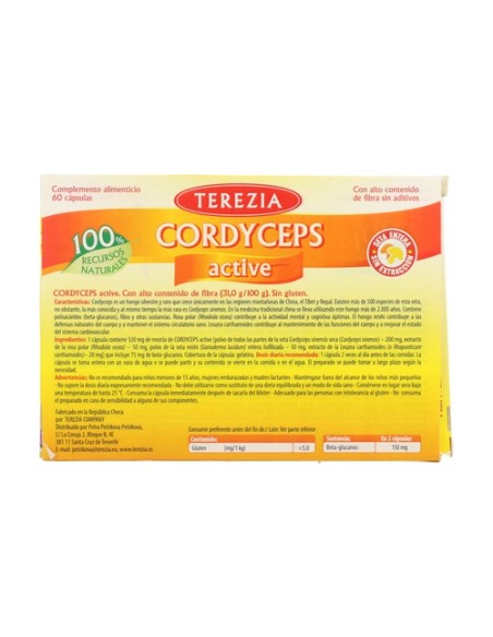 Cordyceps Active 60 cápsulas Terezia Company