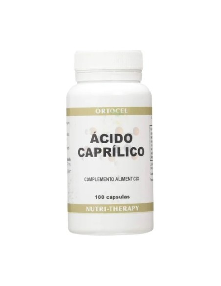 Ácido caprilico 600 mg 100 cápsulas de 600mg Ortocel Nutri Therapy