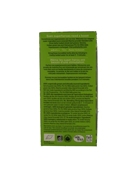 Supreme Green Matcha : Té Supreme Matcha 20 bolsitas infusoras (Matcha) Pukka
