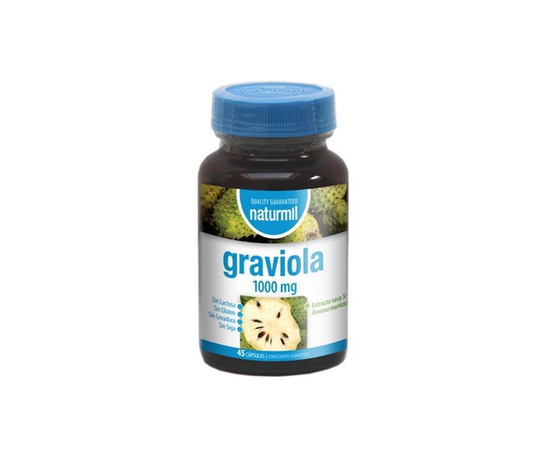 Anona Graviola 45 cápsulas de 1000mg Naturmil