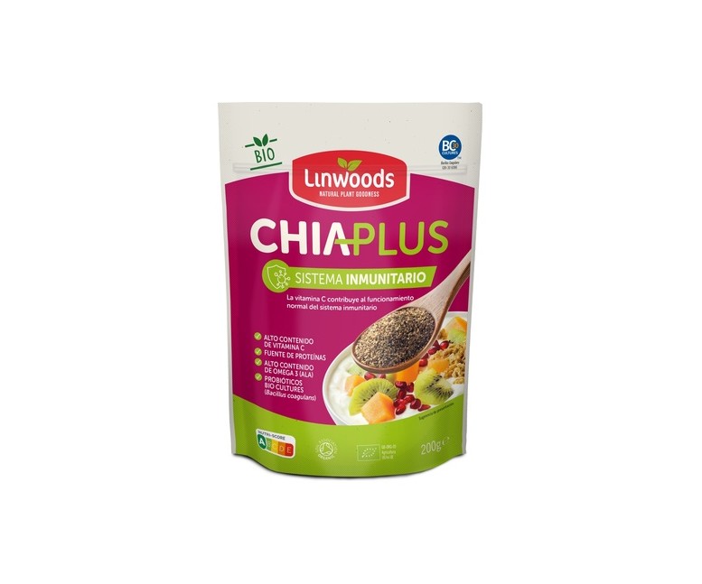 Chía Plus sistema inmunitario 200 g Linwoods