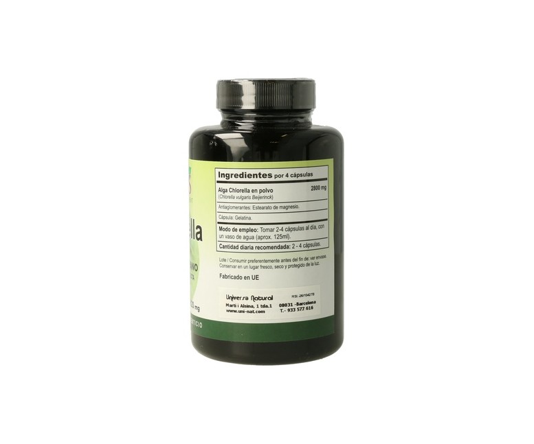 Chlorella Origen Coreano 120 cápsulas Vbyotics