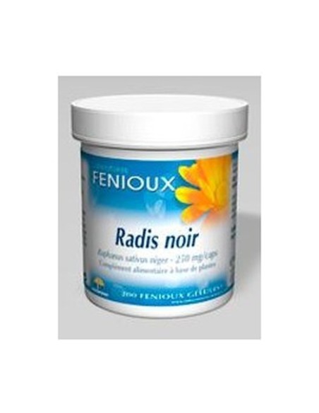 Rábano Negro (Radis Noir) 200 cápsulas de 250mg Fenioux
