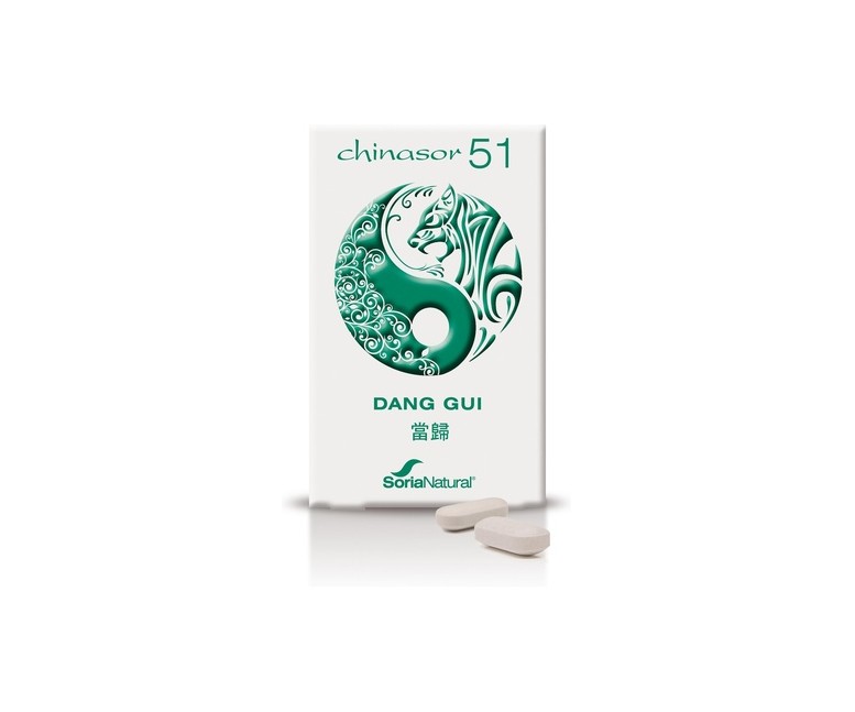 Chinasor 51 dang gui 30 comprimidos de 1000mg Soria Natural