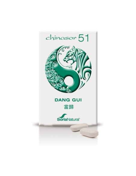 Chinasor 51 dang gui 30 comprimidos de 1000mg Soria Natural