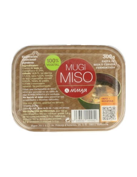 Mugi Miso + Cebada 300 g Mimasa