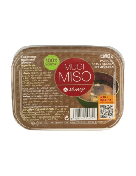 Mugi Miso + Cebada 300 g Mimasa