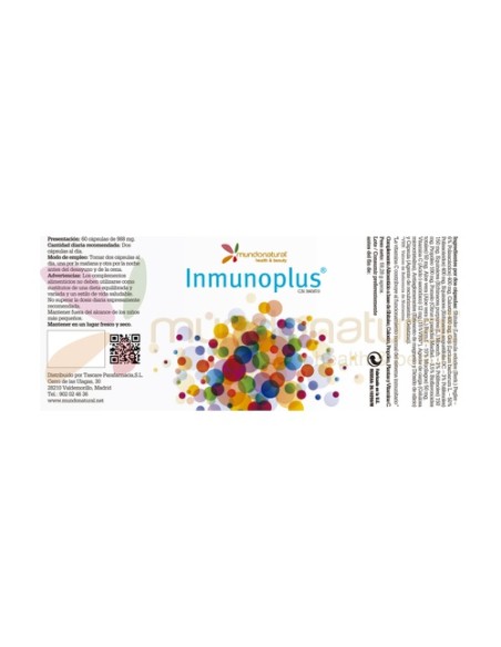 Inmunoplus 60 cápsulas Mundonatural