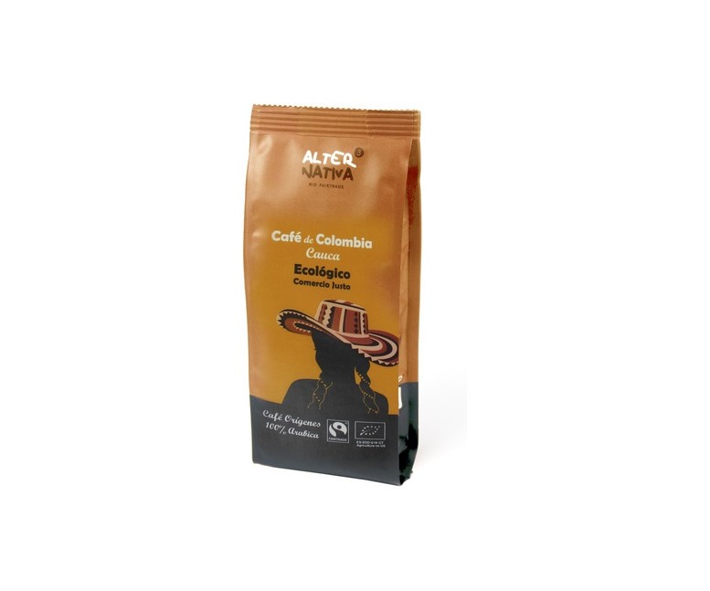 Café de Colombia cauca molido ecológico 250 g Alternativa3