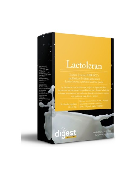 Lactoleran 30 cápsulas vegetales Herbora