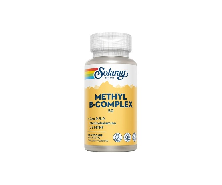 Methyl B-Complex 50 60 cápsulas vegetales Solaray