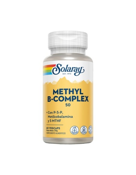 Methyl B-Complex 50 60 cápsulas vegetales Solaray
