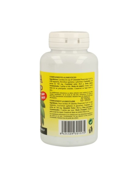 Lecitina de Soja Ip 120 cápsulas de 740mg Plantapol